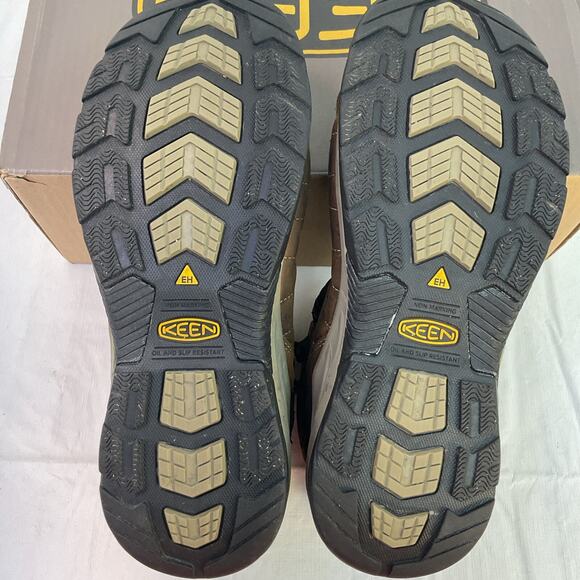 Keen Men's Flint II Mid WP Steel Toe Work Boot 1025613D Cascade Brown Sz 12 - Picture 6 of 8